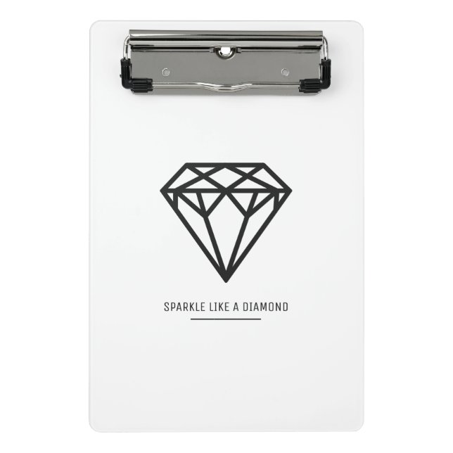 Diamond Mini Clipboard (Front)