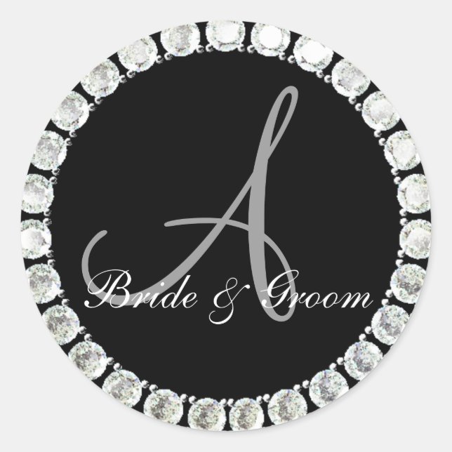 Diamond monogram A customizable seal (Front)