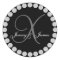 Diamond Monogram X Names Wedding Favor Labels