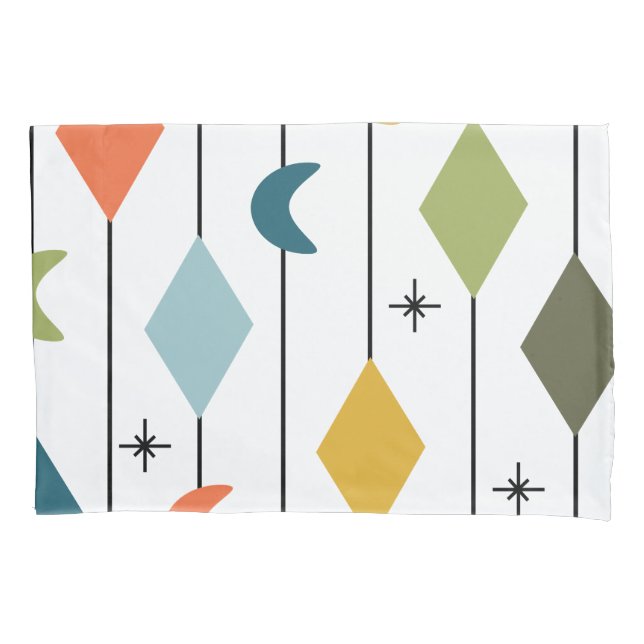 Diamond Moons  Pillow Case (Front)