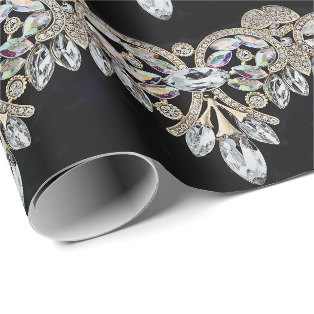 Diamond necklace wrapping paper (Roll Corner)