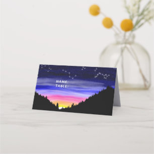 Diamond Night Place Card