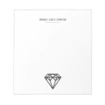 Diamond Notepad at Zazzle