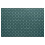 Diamond - Ocean Green on Dk Moss Green Fabric