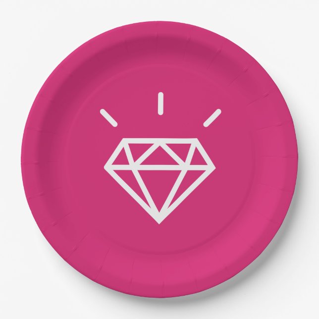 Diamond Paper Plates (Front)