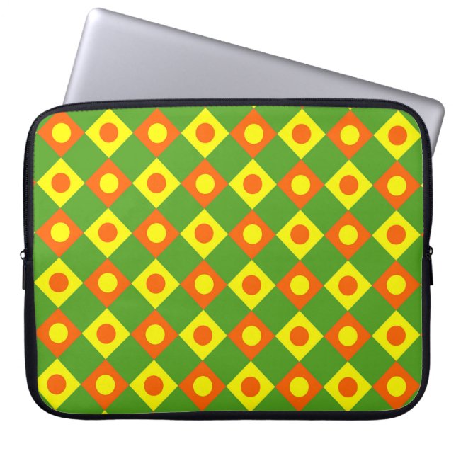 Diamond Pattern #105 Laptop Sleeve (Front)