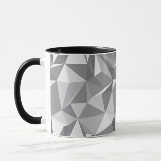 Diamond Pattern - Abstract Polygon Mug (Left)