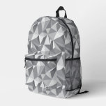 Diamond Pattern - Abstract Polygon Printed Backpack
