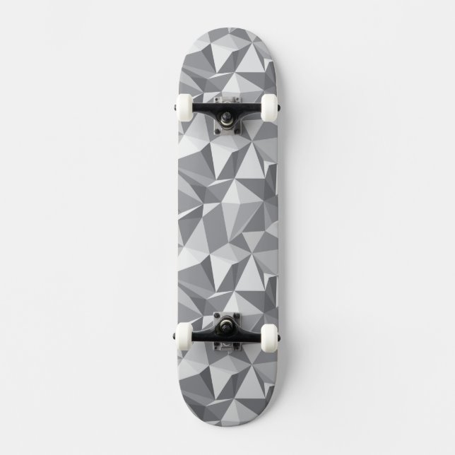 Diamond Pattern - Abstract Polygon Skateboard (Front)