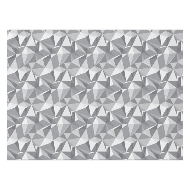 Diamond Pattern - Abstract Polygon Tablecloth (Front (Horizontal))
