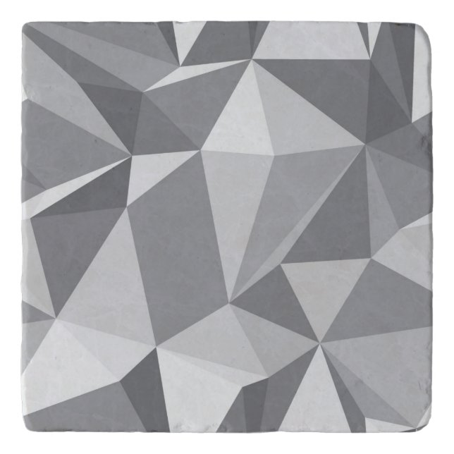 Diamond Pattern - Abstract Polygon Trivet (Front)