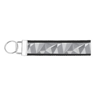 Diamond Pattern - Abstract Polygon Wrist Keychain