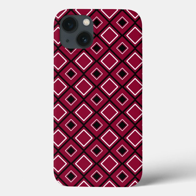 Diamond Pattern Case-Mate iPhone Case (Back)