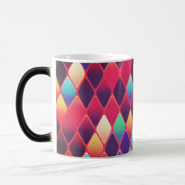 Diamond Pattern Color Morph Mug (Left)