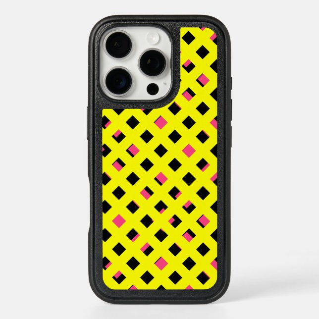 Diamond Pattern Design Otterbox iPhone Case (Back)