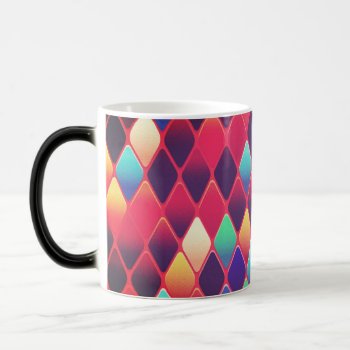 Diamond Pattern Magic Mug by MarblesPictures at Zazzle