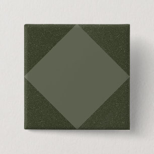 Diamond Pattern Moss Green Pin Button