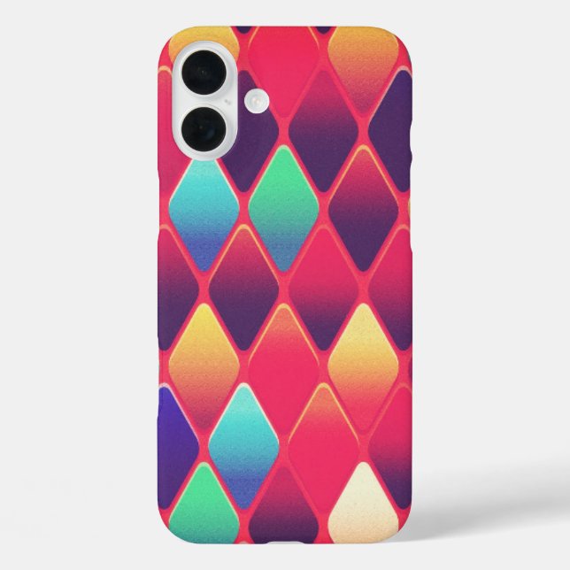 Diamond Pattern Phone Case (Back)