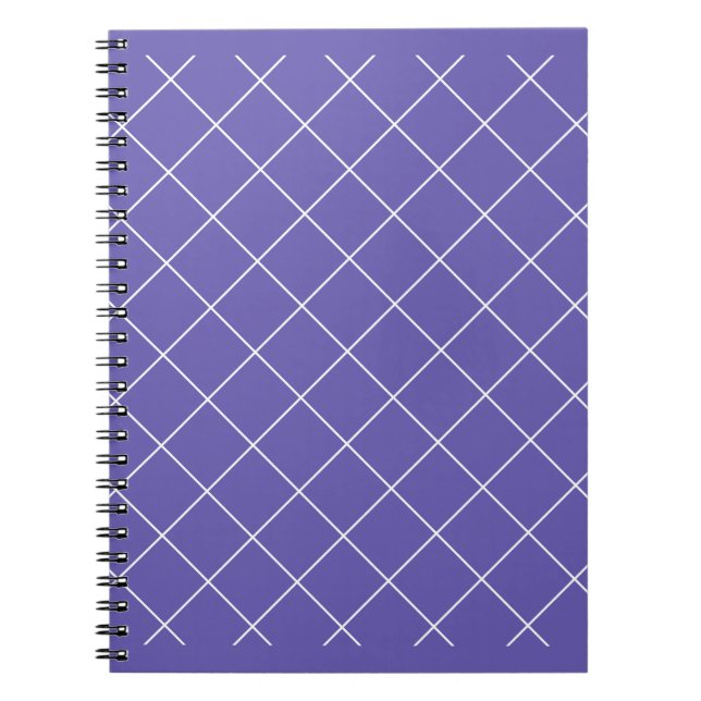Diamond Pattern purple Notebook (Front)