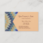 Diamond Pattern Quilt Business Card at Zazzle