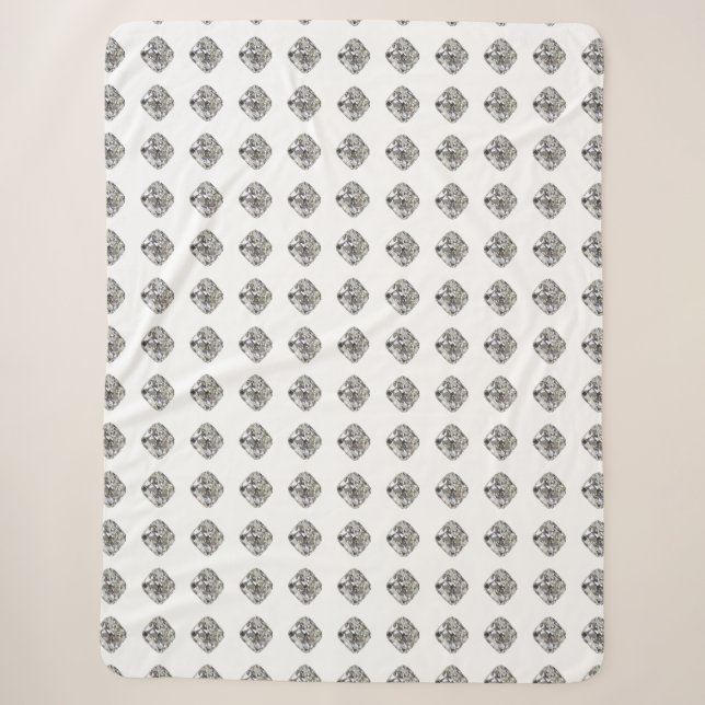Diamond pattern sherpa blanket (Front)