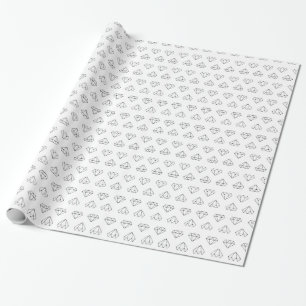 Diamond Pattern Wrapping Paper