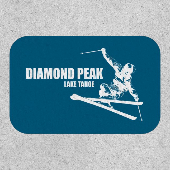 Diamond Peak Lake Tahoe Skier Patch (Front)