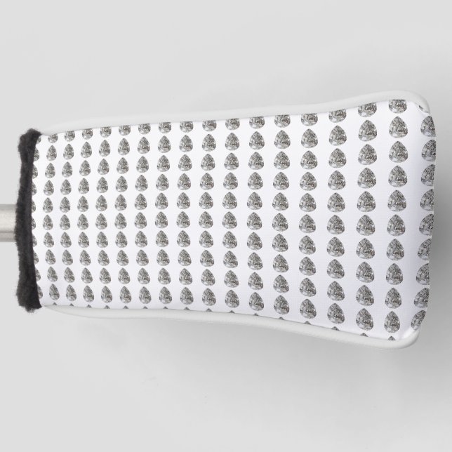 Diamond Pear Pattern Golf Head Cover (Front)