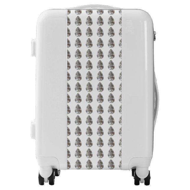 Diamond Pear Pattern Luggage (Front)