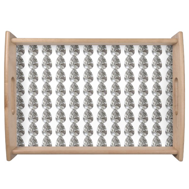 Diamond Pear Pattern Serving Tray (Front)