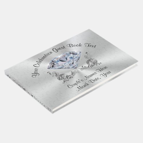 Diamond Personalized Guest Book for Your Occasion