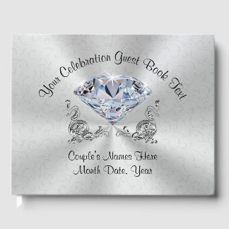 Diamond Personalized Guest Book for Your Occasion