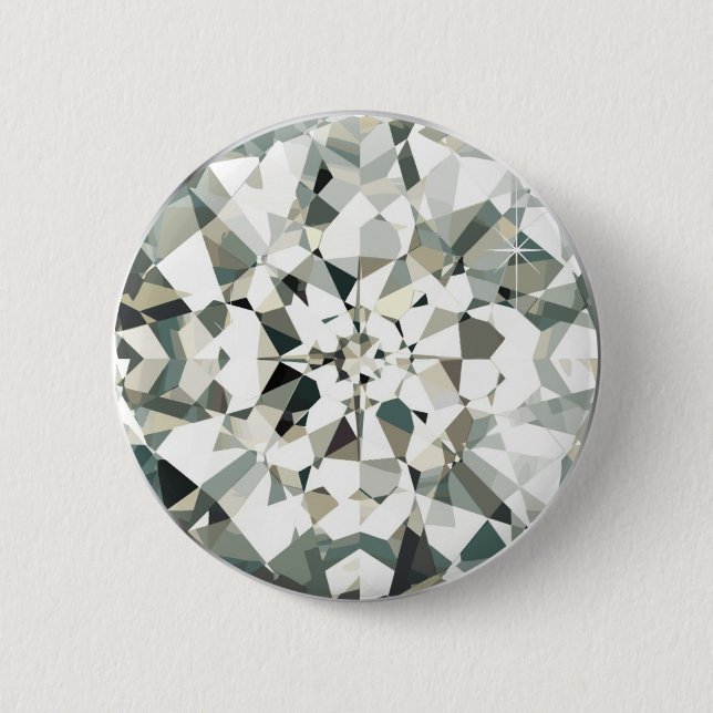 Diamond Pinback Button (Front)