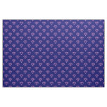 Diamond - Pink on Deep Navy Fabric