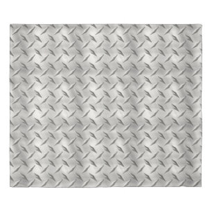 Diamond Plate 1-8 Image Options Duvet Cover