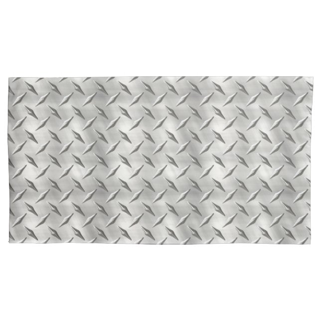 Diamond Plate 1-8 Image Options Pillow Case (Front)