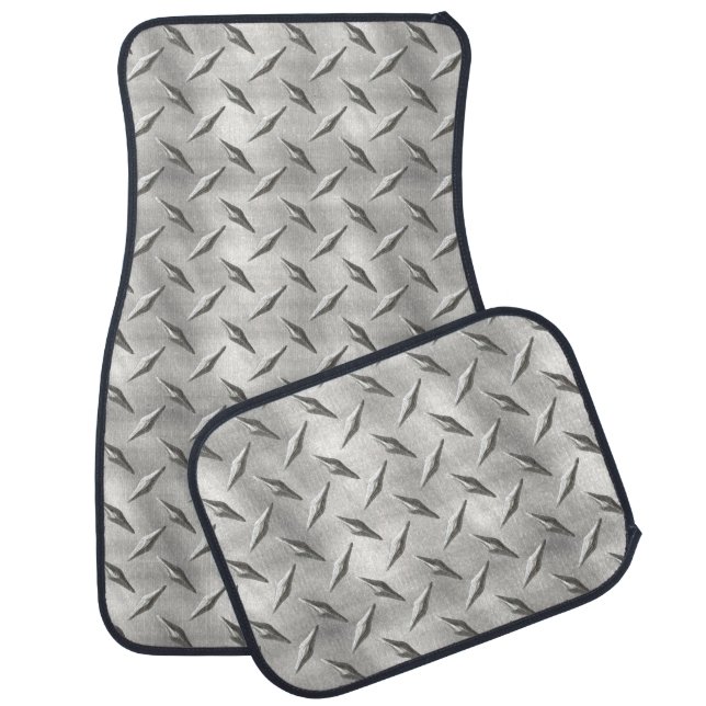 Diamond Plate 1 Floor Mats (Set)