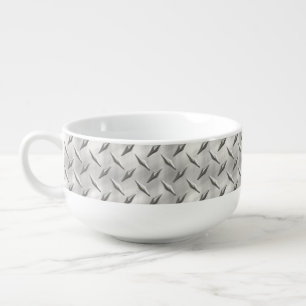Diamond Plate 1 Soup Mug