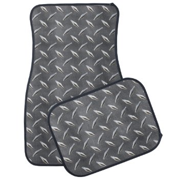 Diamond Plate 3 Floor Mats by Ronspassionfordesign at Zazzle
