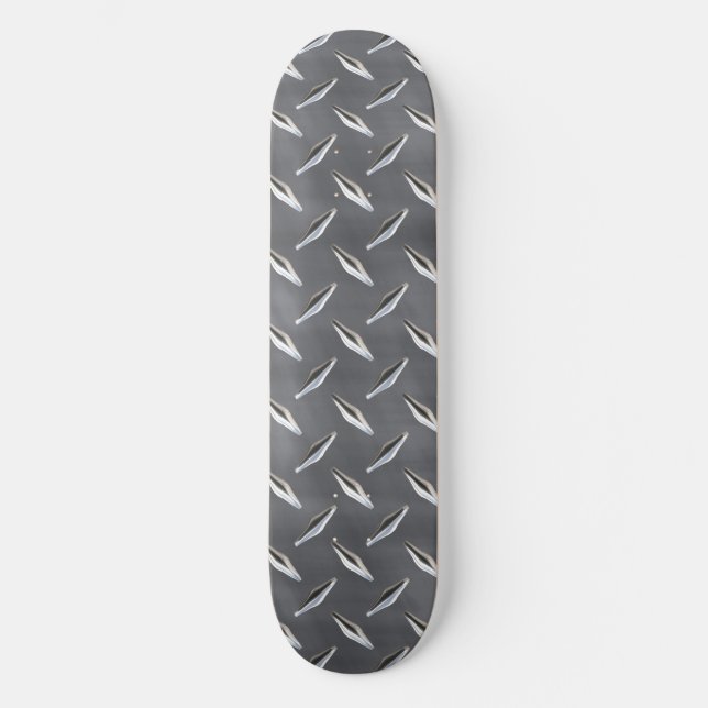 Diamond Plate 3 Skateboard Deck (Front)