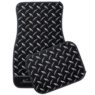 Diamond Plate 3A Options Car Floor Mat