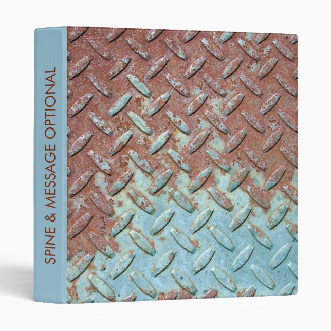 Diamond Plate 4 Binder (Front/Spine)