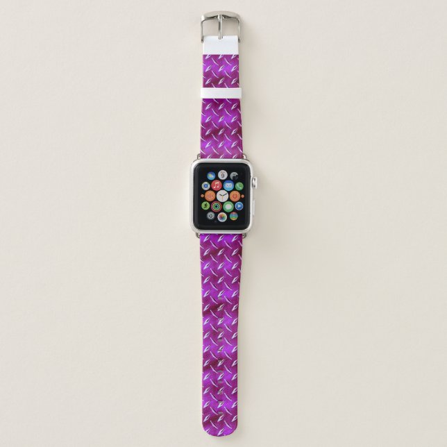 Diamond Plate 7D Apple Watch Band (Front)