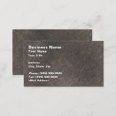Diamond Plate Background Business Card (Front/Back)