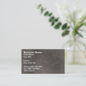 Diamond Plate Background Business Card (Standing Front)