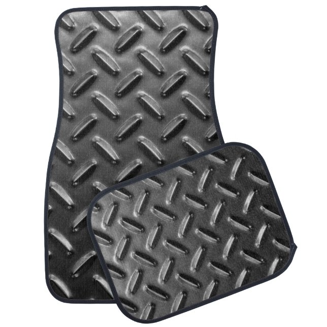 Diamond Plate Car Mats  Full Set Front & Rear (Set)