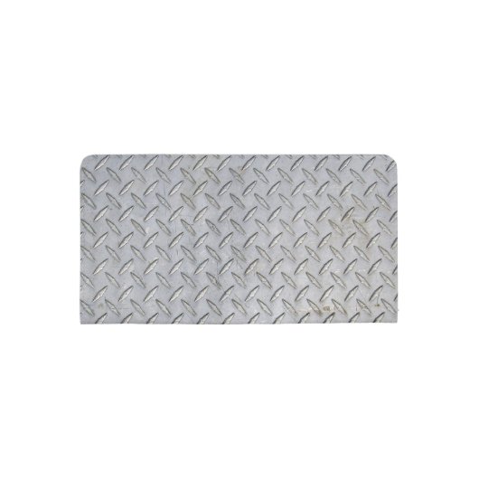 Diamond Plate Checkbook Cover (Back)