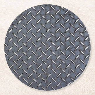 Diamond plate drink coasters