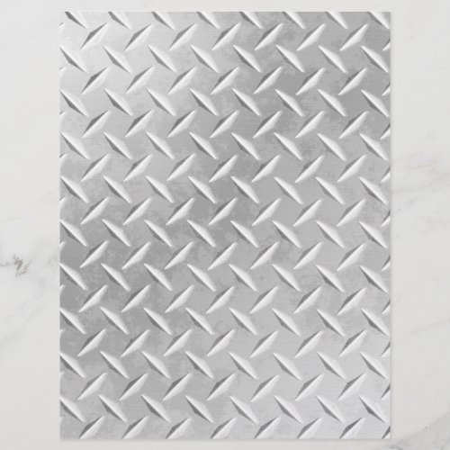 Diamond Plate Metal Pattern Scrapbook Paper