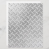 Diamond Plate Metal Pattern Scrapbook Paper (Front/Back)